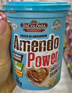 Pasta de Amendoim Amendo Power Chocolate Branco