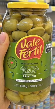 Azeitona Verde com Caroço Arauco