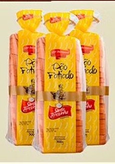 Toda linha de pão fatiado Santa Terezinha