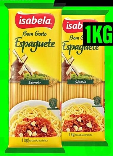 MASSA SÊMOLA ISABELA BOM GOSTO 1KG