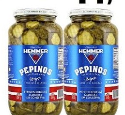 Pepino Agridoce Rodelas em Conserva