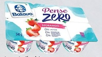 Iogurte líquido Batavo Pense Zero bandeja