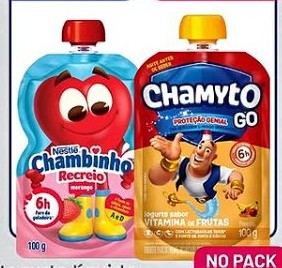 Iogurte líquido Chamyto Go / Chambinho / Ninho