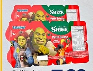 Petit suisse Shrek Batavo