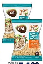 Peito de frango desfiado Nat