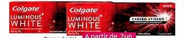 Creme dental Colgate Luminous