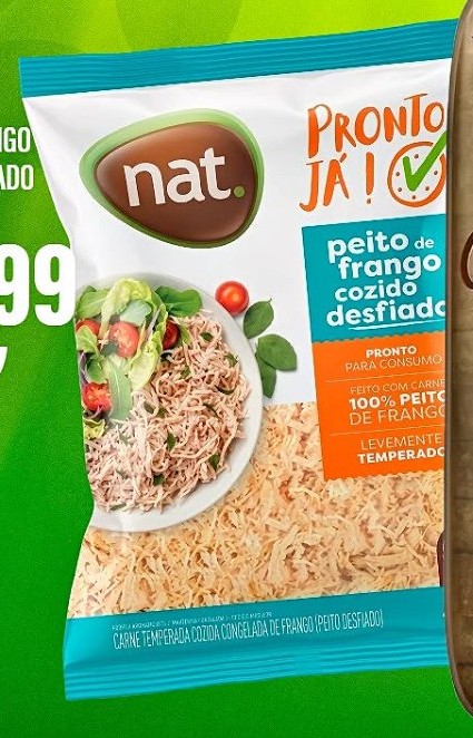 Peito de Frango Cozido Desfiado