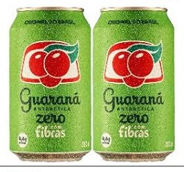 Guaraná Antarctica Zero com Fibras